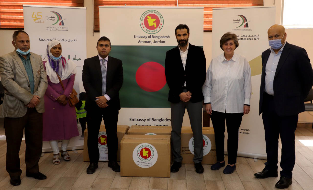 البر والاحسان تتسلم تبرعات من سفارة جمهورية بنغلادش